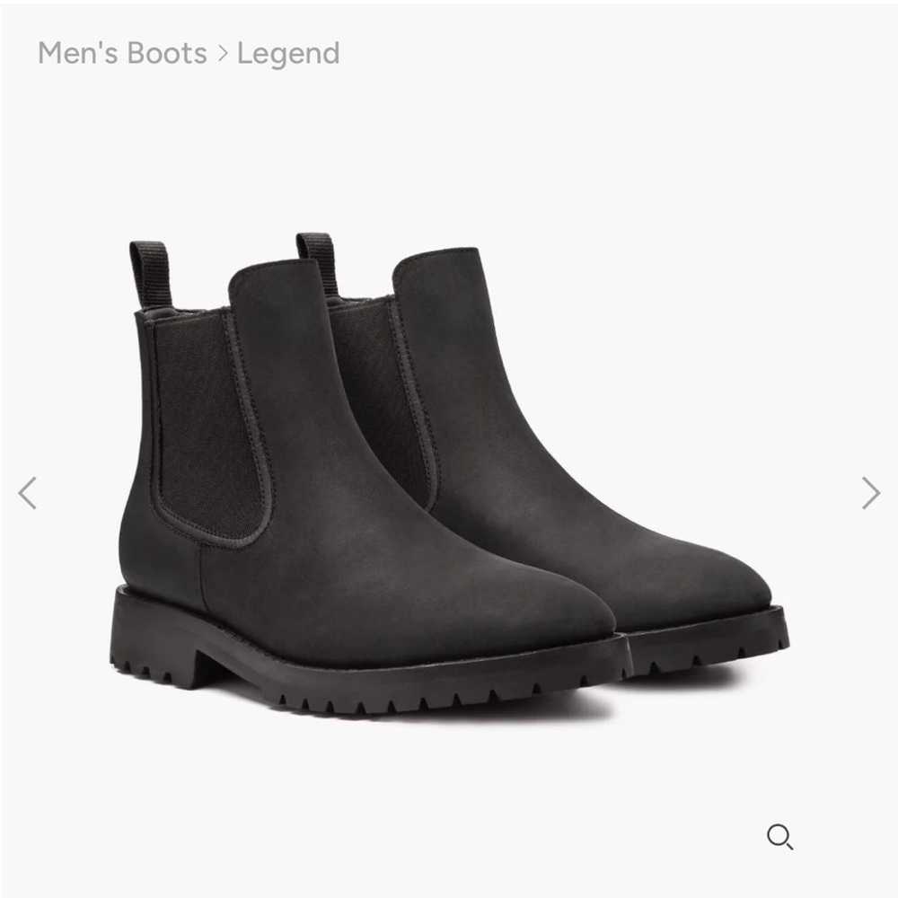 Thursday Boot company Chelsea boots matte black. Size 7.5